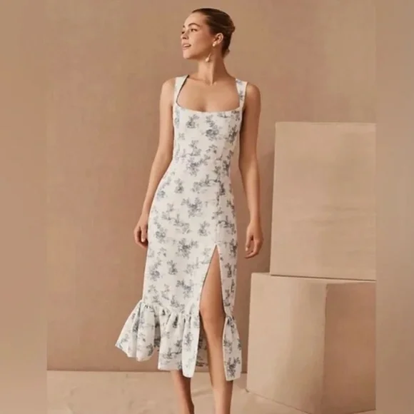 Sachin Babi Dresses Sachin Babi Dress Midi Dress Blue And